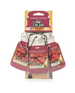 Yankee Candle Black Cherry Car Jar (3-Pack)